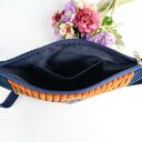 Listonoszka nerka sztruksowa granat