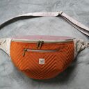 trójkolorowa welurowa nerka XXL