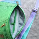 kolorowa saszetka midi z kieszonkami