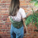 Nerka "Haru" zielona ekoskóra mix vegan