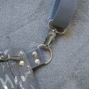 odblaskowa saszetka midi, 2 kieszonki