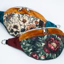 Elegancka damska nerka w kwiaty róży vintage BARWNA CISZA