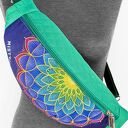 Kolorowa nerka z mandalą