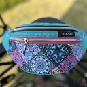 Nerka Azulejo / Portugalskie Kafelki / turkusowa miniportfelik gratis