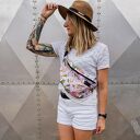 Nerka XXL pojemna kwiaty vintage