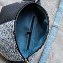 welurowa damska nerka XXL