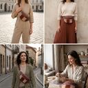 Nerka torebka MOCCO patchwork, rozmiar M - miniportfel gratis