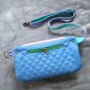 kolorowa saszetka midi z kieszonkami