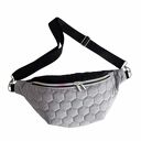 Duża nerka damska welurowa pikowana NS05xxl -001