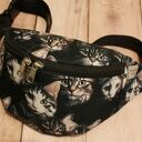 Nerka Koty III XXL - pojemna saszetka handmade dla kociar