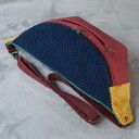 kolorowa welurowa nerka XXL