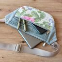 Damska nerko-torebka na rower i do pracy - saszetka cross (handmade)