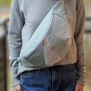 szaro - miętowa damska nerka XXL