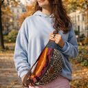Patchworkowa nerka maxi Tampere - ręcznie szyta