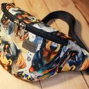 Pojemna nerka Jamnik Czarny XXL - na spacer, handmade