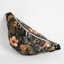 Nieprzemakalna nerka damska handmade w kwiaty KWIATOWA FUZJA