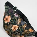 Nieprzemakalna nerka damska handmade w kwiaty KWIATOWA FUZJA