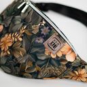 Nieprzemakalna nerka damska handmade w kwiaty KWIATOWA FUZJA