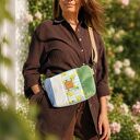 Patchworkowa torebka nerka Positano - crossbody na skos w cytrynowych kolorach