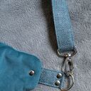 turkusowo-niebieska patchworkowa nerka XXL