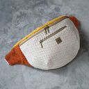 trójkolorowa welurowa nerka XXL