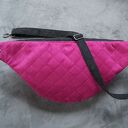 różowo-czarna nerka XXL