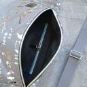 odblaskowa saszetka midi, 2 kieszonki