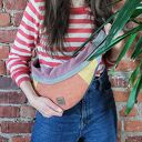 Nerka Haru - kolorowa bawełniana torebka damska handmade