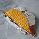 trójkolorowa welurowa nerka XXL