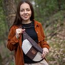 Brązowa Neka Patchwork Saszetka