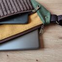 Damska nerko-torebka handmade z tkanin tapicerskich 
