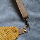 żółta welurowa nerka XXL