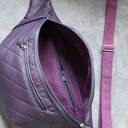 Nerka damska XXL ciemny fiolet - pikowana handmade