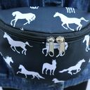 Nerka handmade Konie na czarnym - Rozmiar M