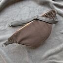 Patchworkowa damska nerka XXL z weluru - handmade