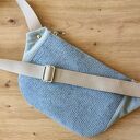 Damska nerko-torebka na rower i do pracy - saszetka cross (handmade)