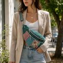 Nerka welur Patchwork BEBOKI, rozmiar XL Mini - Portfelik gratis