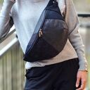 czarna patchworkowa damska nerka XXL