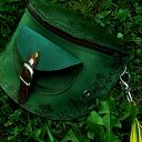 Skórzana nerka LEŚNE LICHO jesienne liście