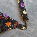 Roślinna nerka damska XXL na ukos - handmade z wodoodpornego softshellu