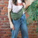 Nerka "Haru" zielona ekoskóra mix vegan