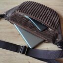 Damska nerko-torebka do pracy - wygodna saszetka nerka handmade