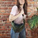 Nerka "Haru" zielona ekoskóra mix vegan