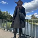 Big nerka plecionka unisex black