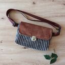 Damska nerka handmade - mini saszetka na rower i koncert