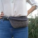 Nerka pawie handmade z regulowanym paskiem - praktyczna saszetka na wakacje