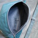 turkusowo-niebieska patchworkowa nerka XXL