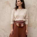 Nerka torebka MOCCO patchwork, rozmiar M miniportfel gratis