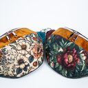 Elegancka damska nerka w kwiaty róży vintage BARWNA CISZA