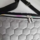 Duża nerka damska welurowa pikowana NS05xxl -001